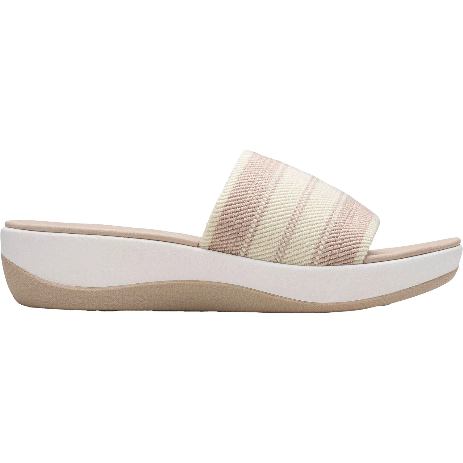 Women's Clarks CS Arla Hollis Sand Combi Knit Synthetic