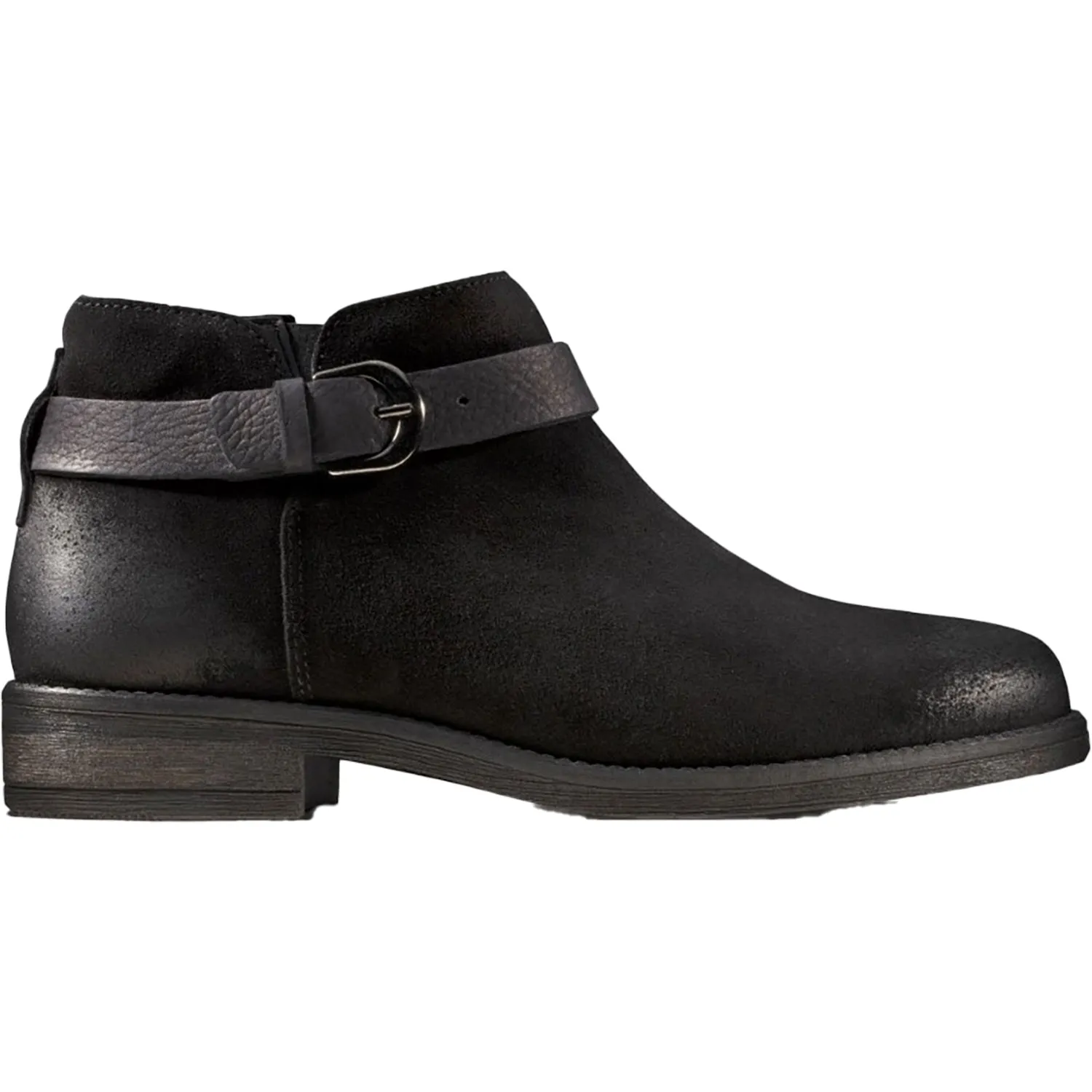 Women's Clarks Demi Tone Black Suede