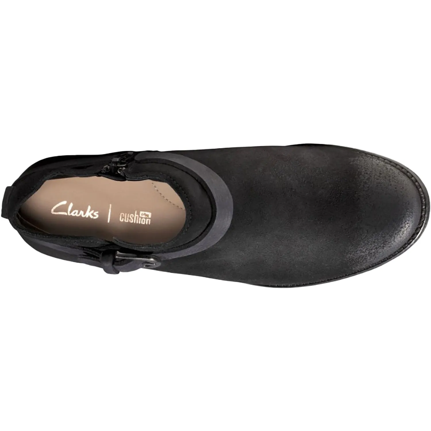 Women's Clarks Demi Tone Black Suede