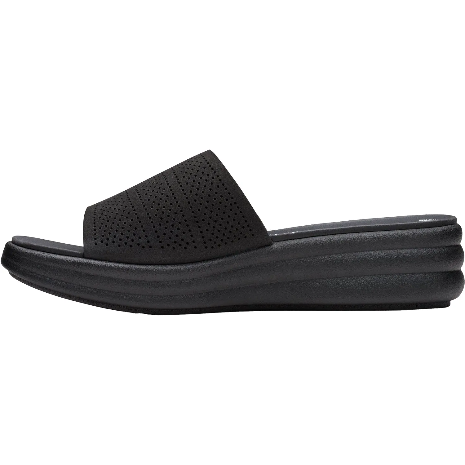 Women's Clarks Drift Twist Black Synthetic