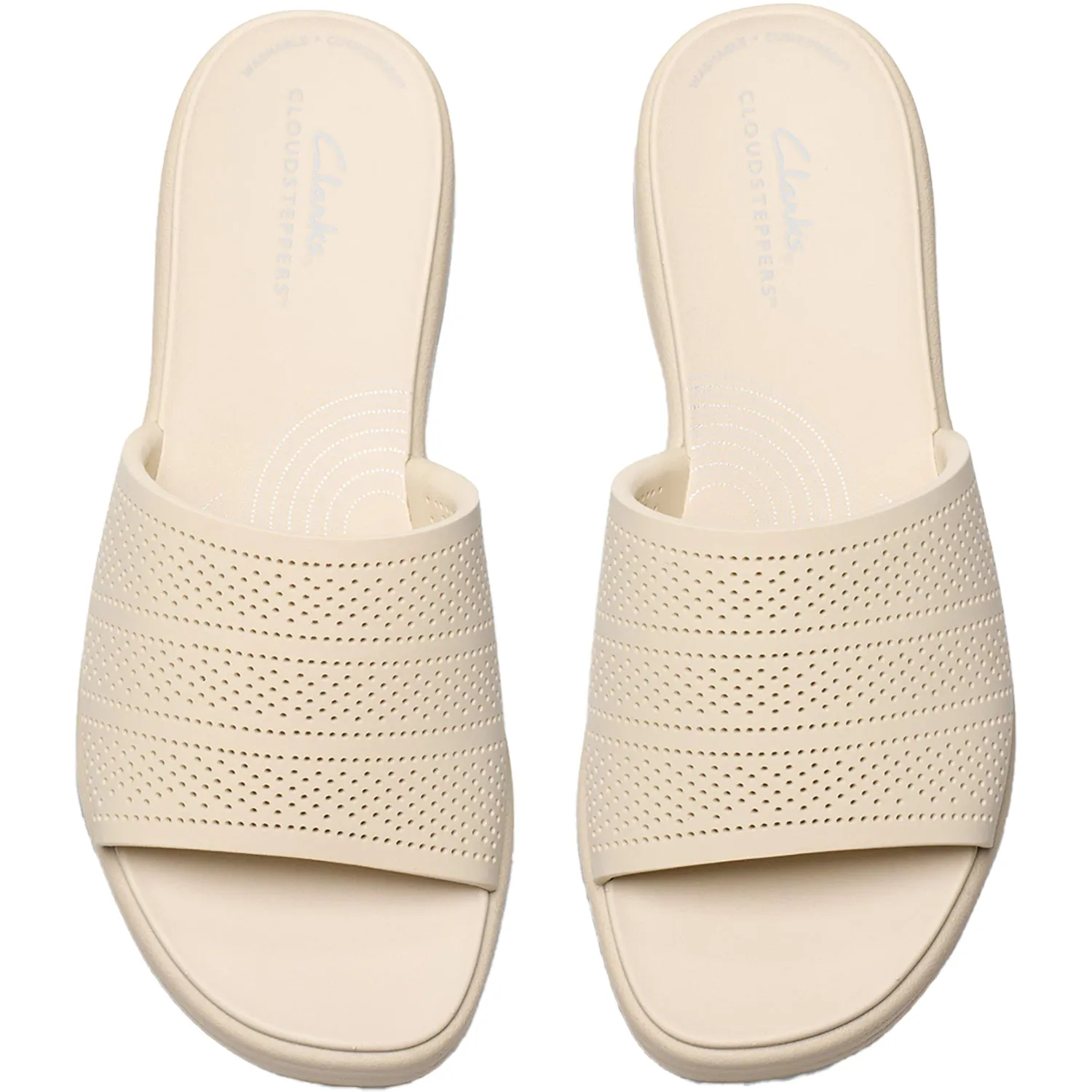 Women's Clarks Drift Twist Cream Synthetic