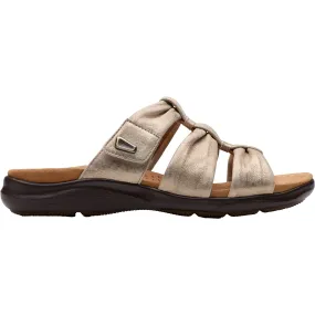 Women's Clarks Kitly Slide Metallic Leather