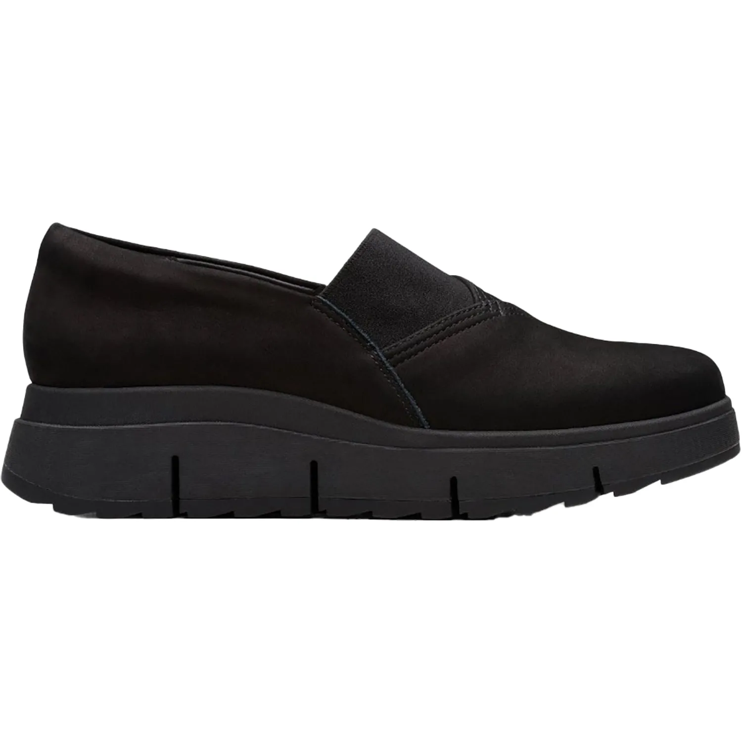 Women's Clarks Loriini West Black Nubuck