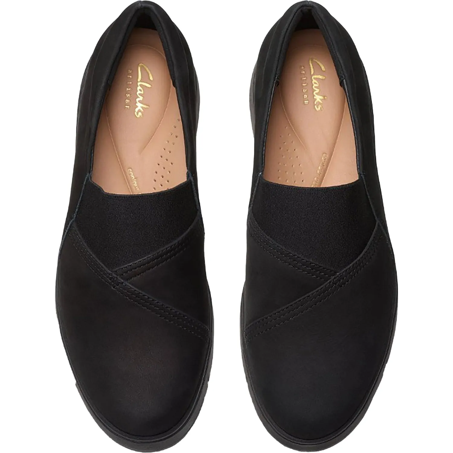 Women's Clarks Loriini West Black Nubuck