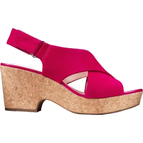 Women's Clarks Maritsa Lara Fuchsia Suede