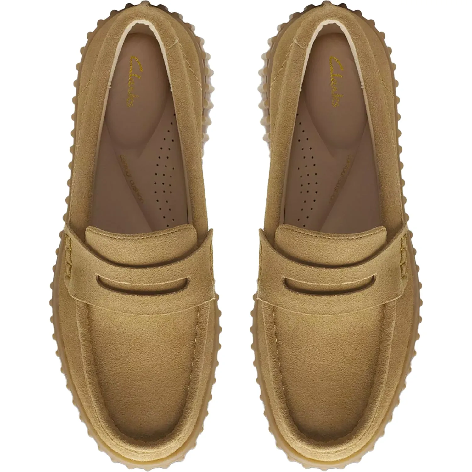 Women's Clarks Torhill Penny Light Tan Suede