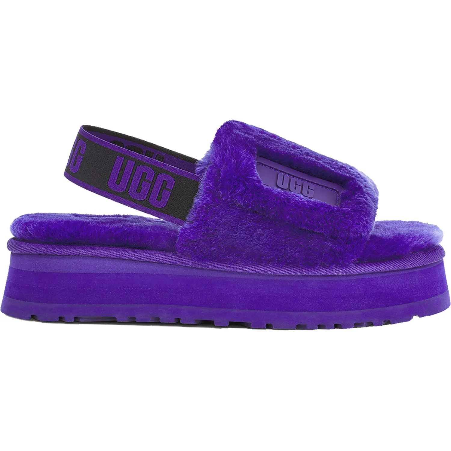 Women's UGG Disco Slide Violet Night Sheepskin