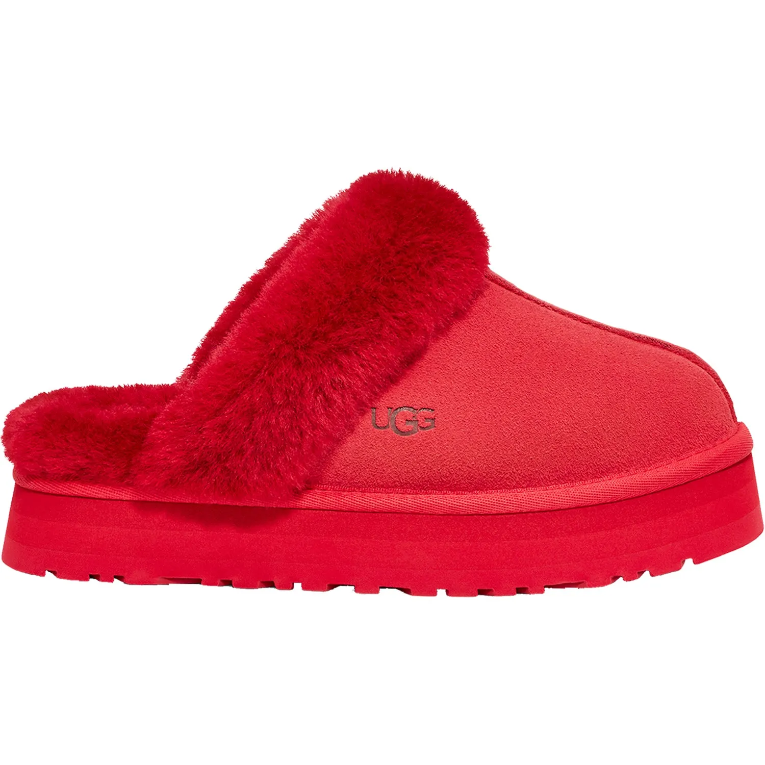 Women's UGG Disquette Samba Red Sheepskin