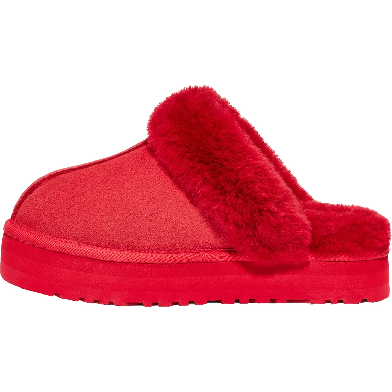 Women's UGG Disquette Samba Red Sheepskin