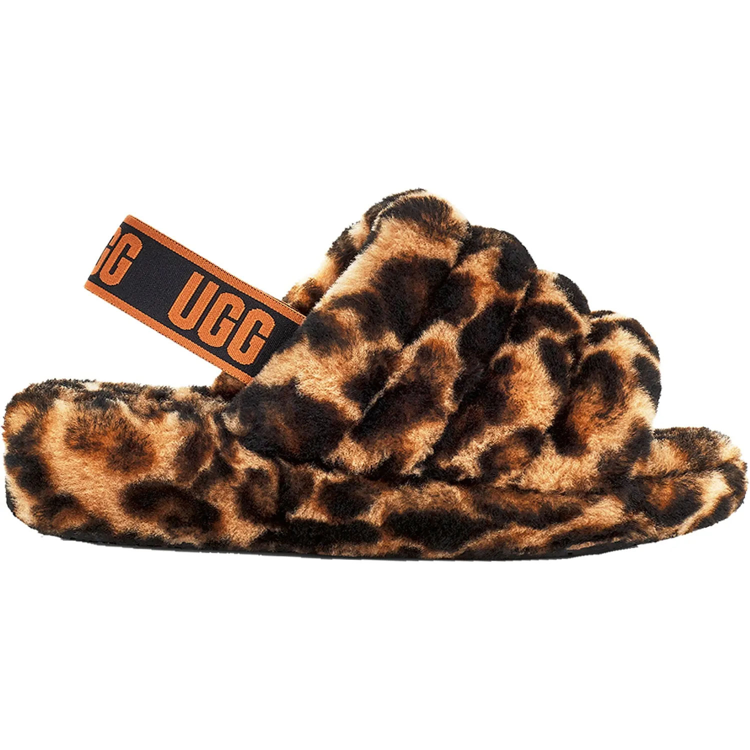 Women's UGG Fluff Yeah Slide Panther Butterscotch Sheepskin