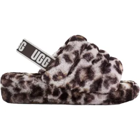 Women's UGG Fluff Yeah Slide Panther Stormy Grey Sheepskin