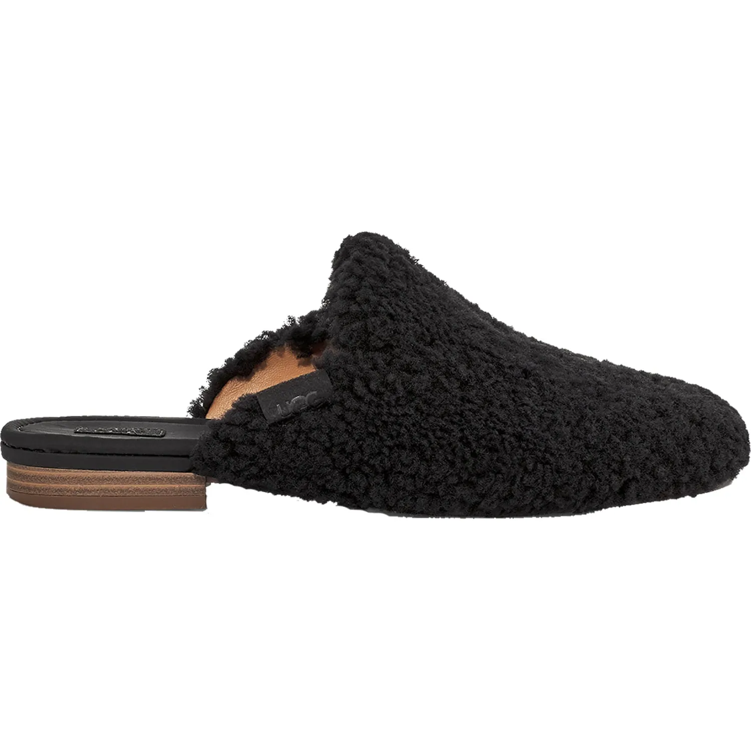 Women's UGG Janaya Cozy Mule Black Sheepskin