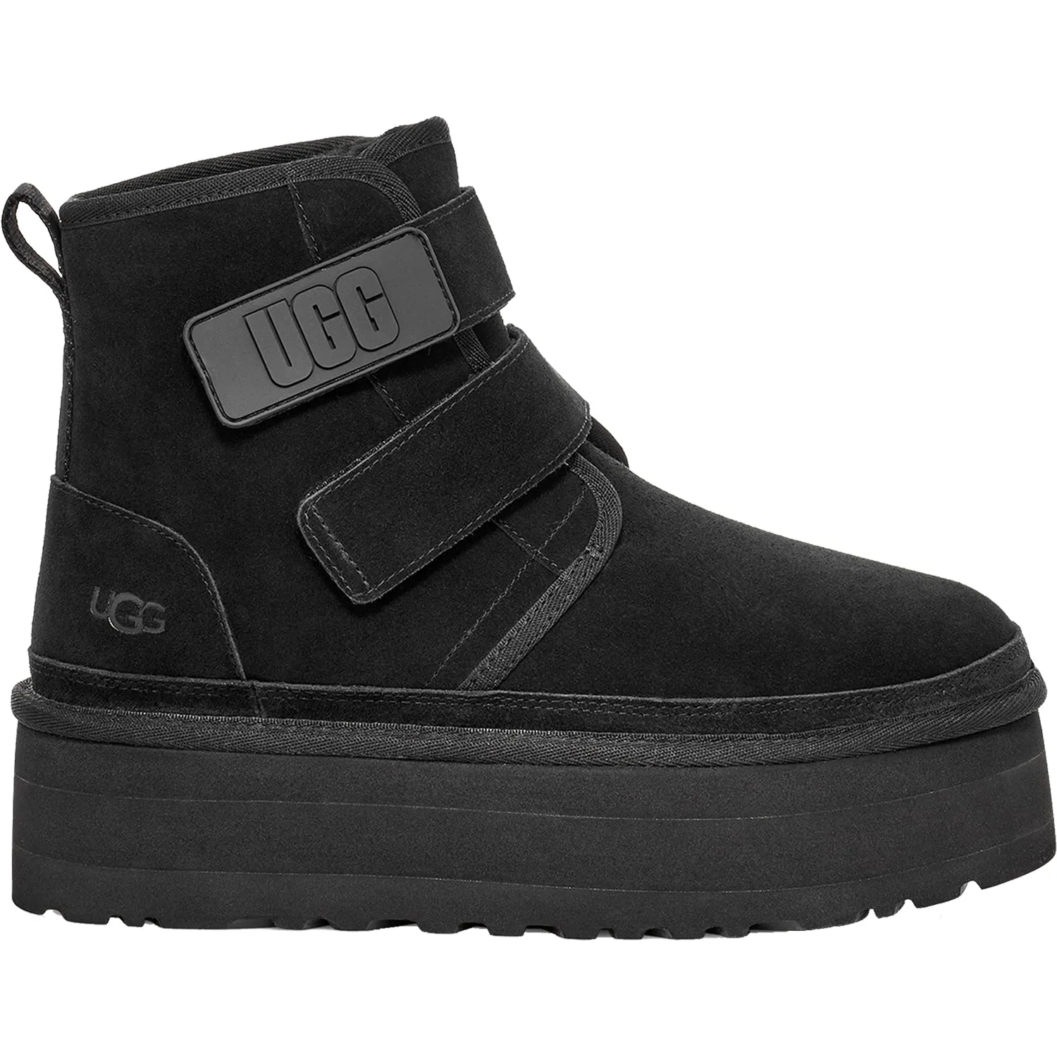 Women's UGG Neumel Platform Black Suede