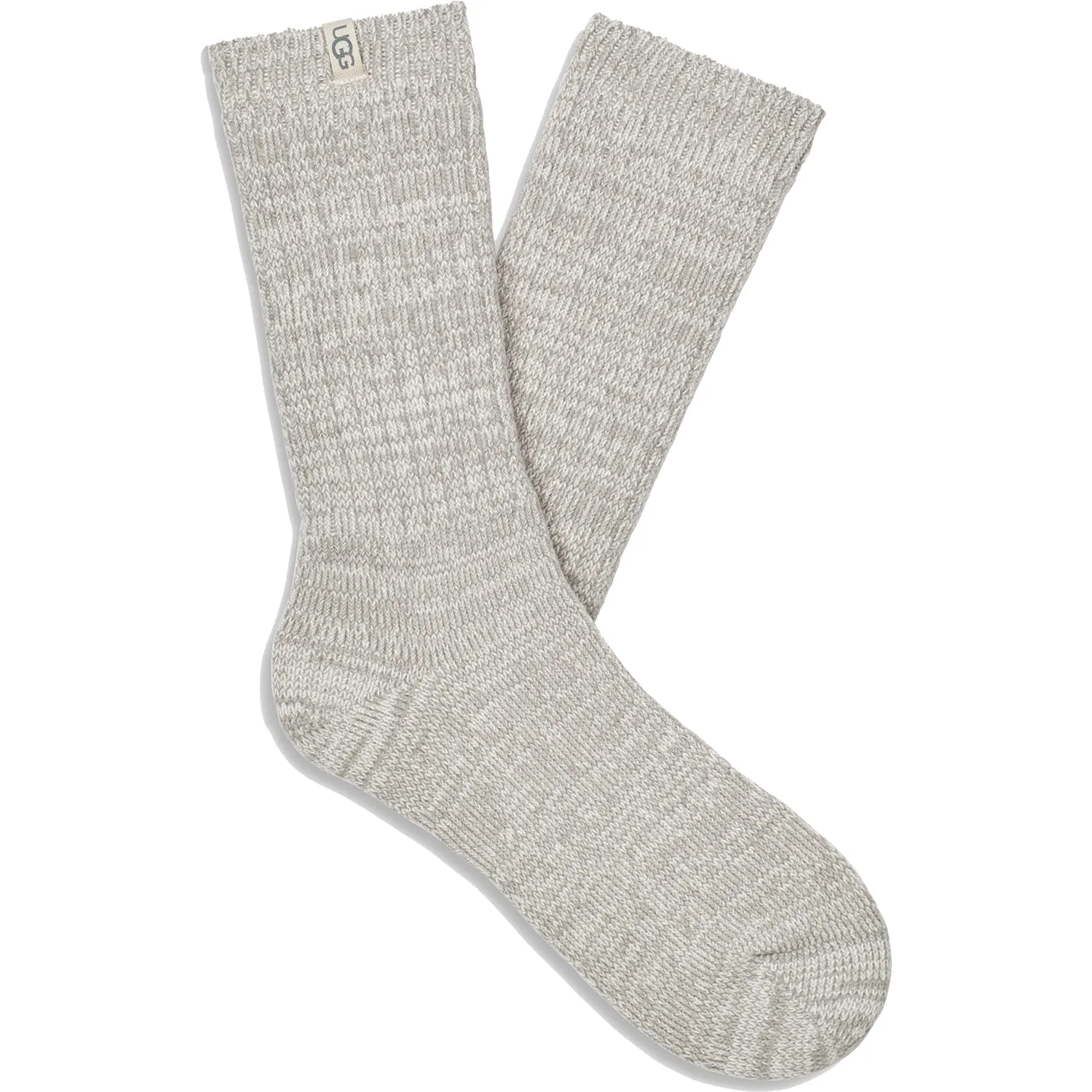 Women's UGG Rib Knit Slouchy Crew Socks 3 Pack Nightfall/Sangria/White