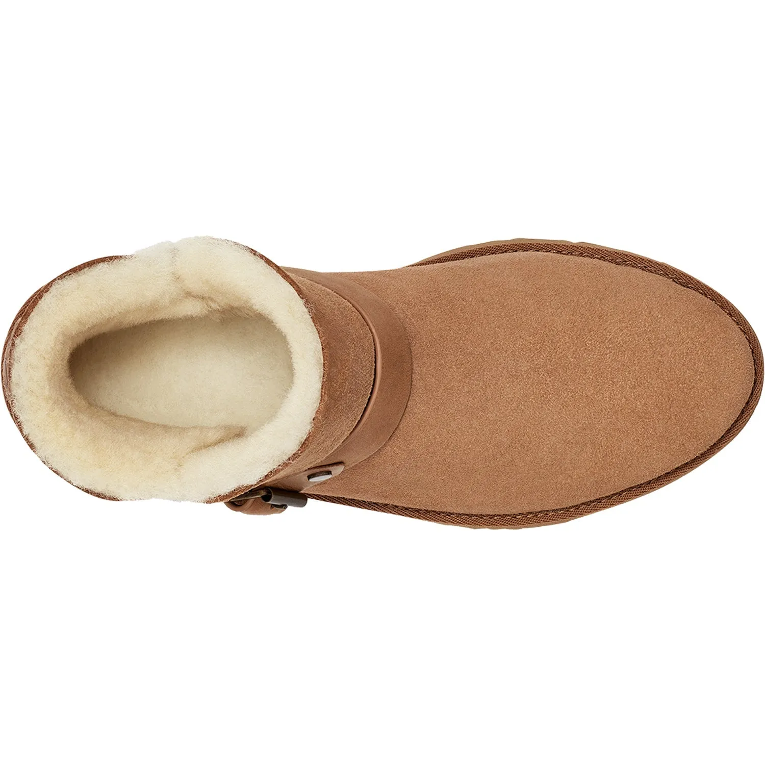 Women's UGG Romely Short Buckle Chestnut Suede