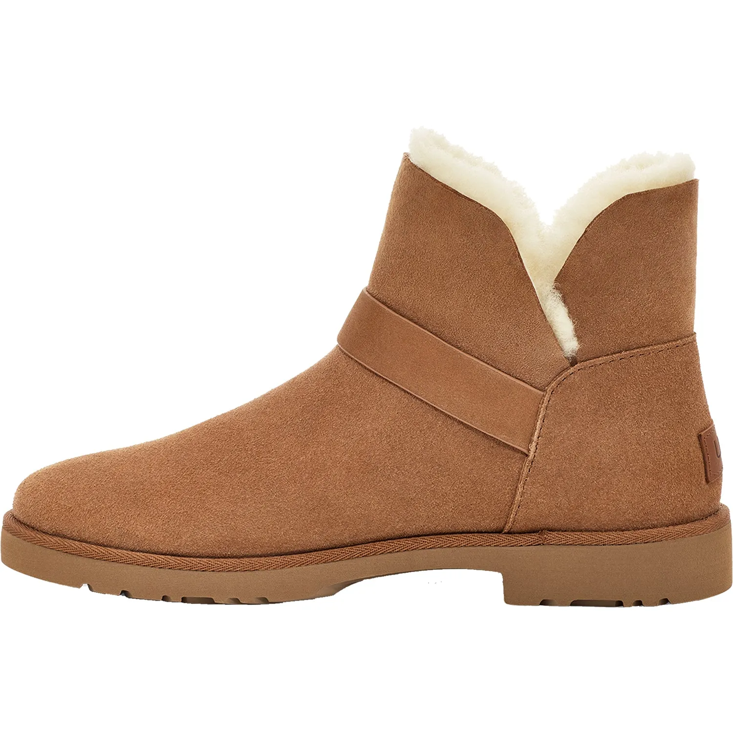 Women's UGG Romely Short Buckle Chestnut Suede