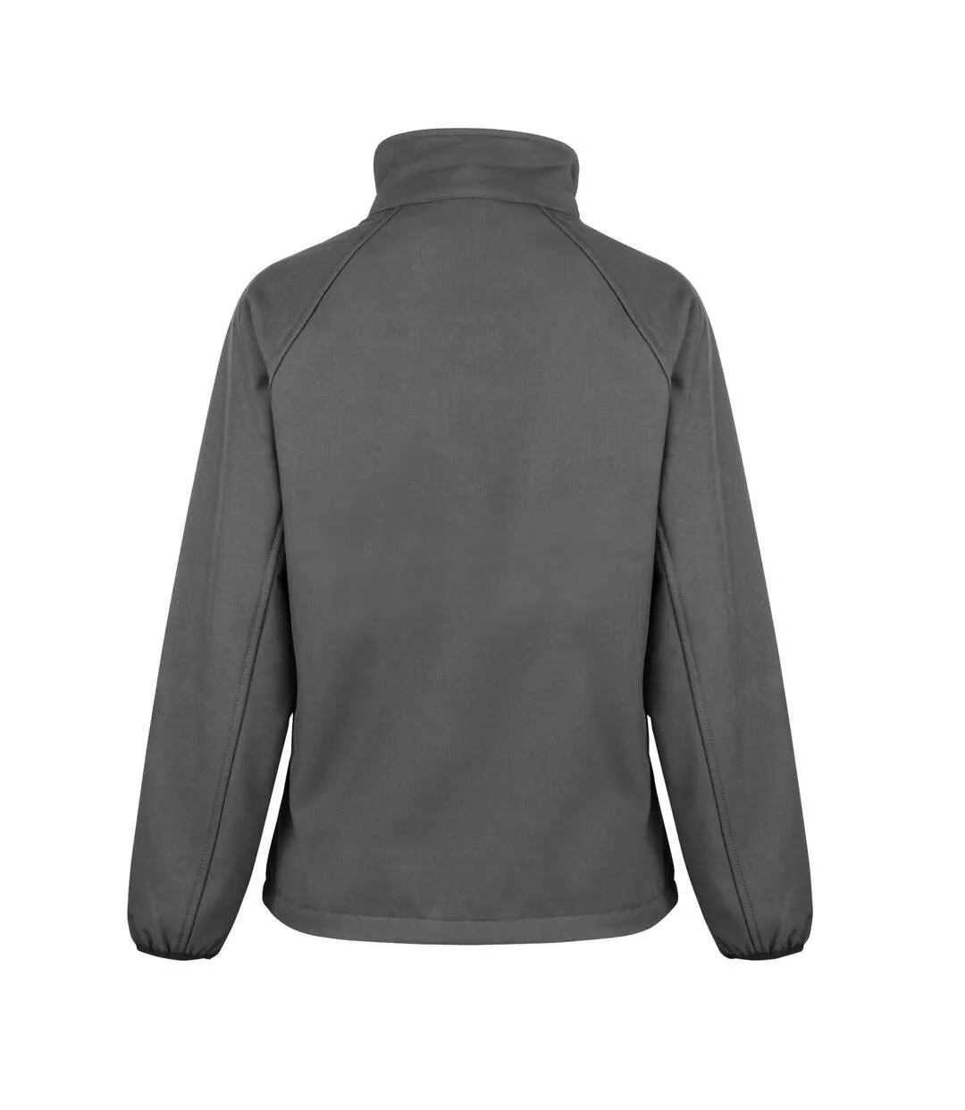 Womens/ladies printable soft shell jacket charcoal/black Result Core