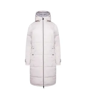 Womens/ladies reputable ii long length padded jacket barley white Dare 2B