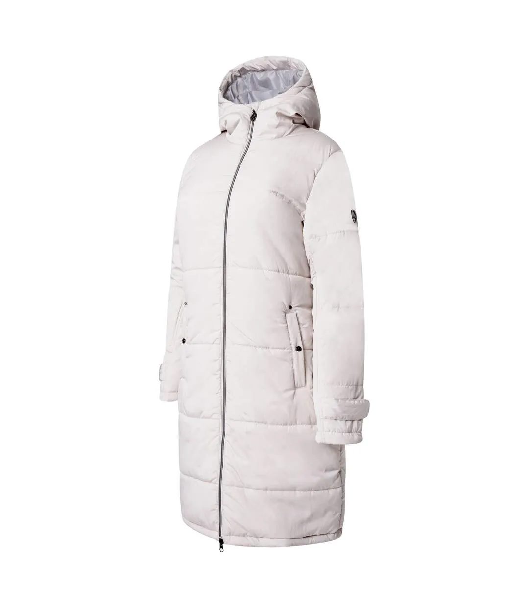 Womens/ladies reputable ii long length padded jacket barley white Dare 2B