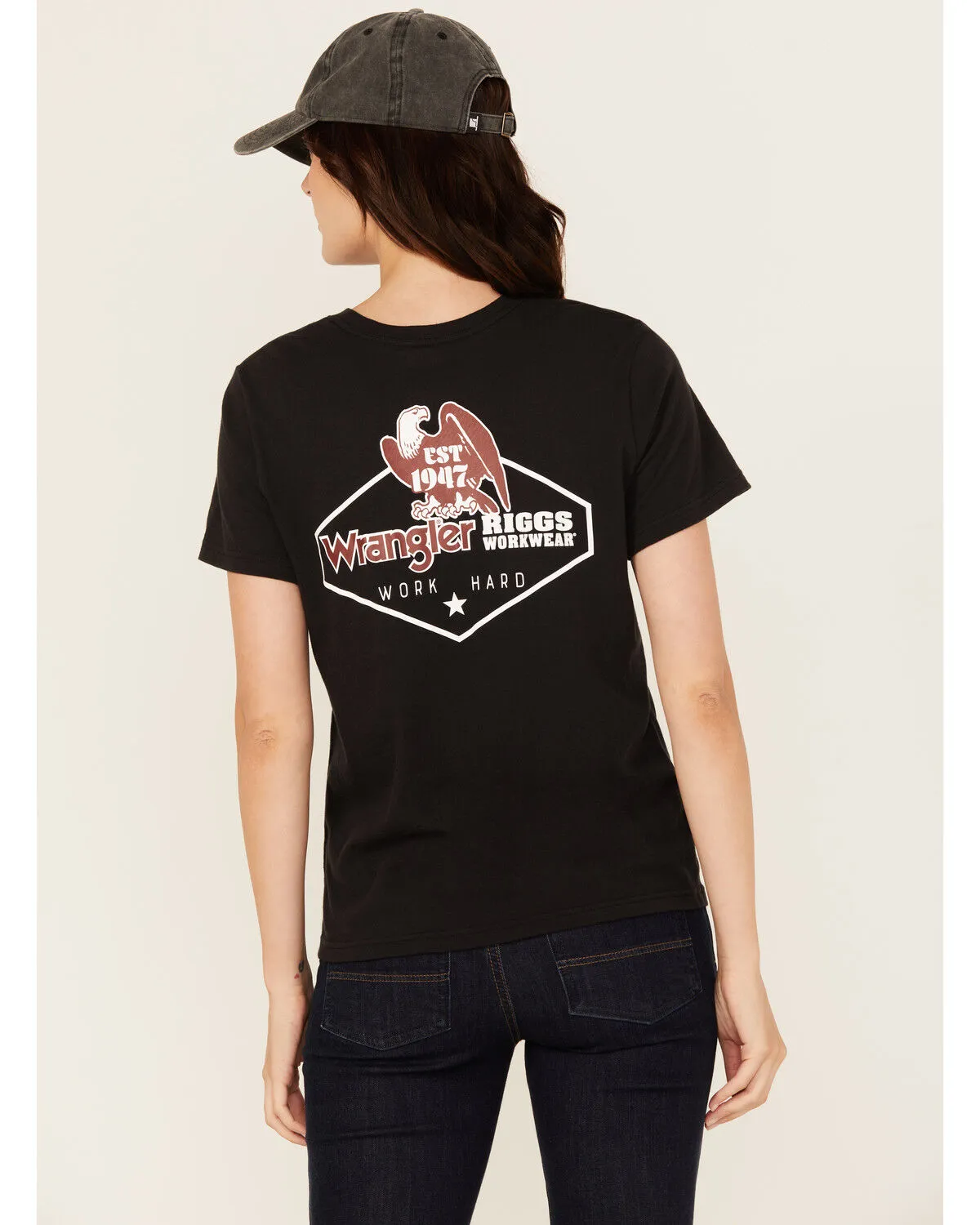 Wrangler RIGGS Women's Boot Barn Exclusive Talons Short Sleeve Graphic Work Tee