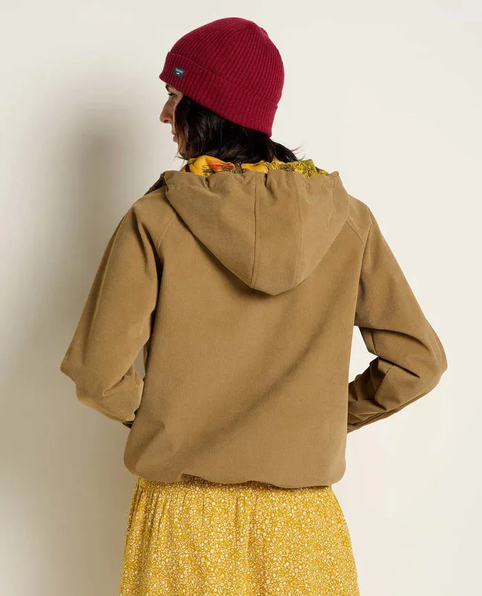 W'S GRANITE CORD RAGLAN JACKET | HONEY BROWN CORD | TOAD & CO.