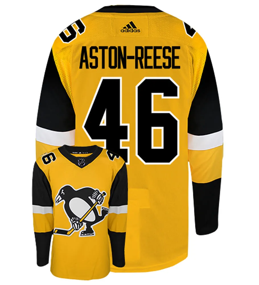 Zach Aston-Reese Pittsburgh Penguins Adidas Authentic Third NHL Hockey Jersey     