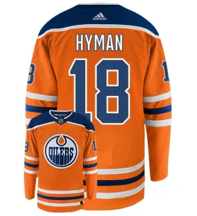 Zach Hyman Edmonton Oilers Adidas Authentic Home NHL Hockey Jersey     