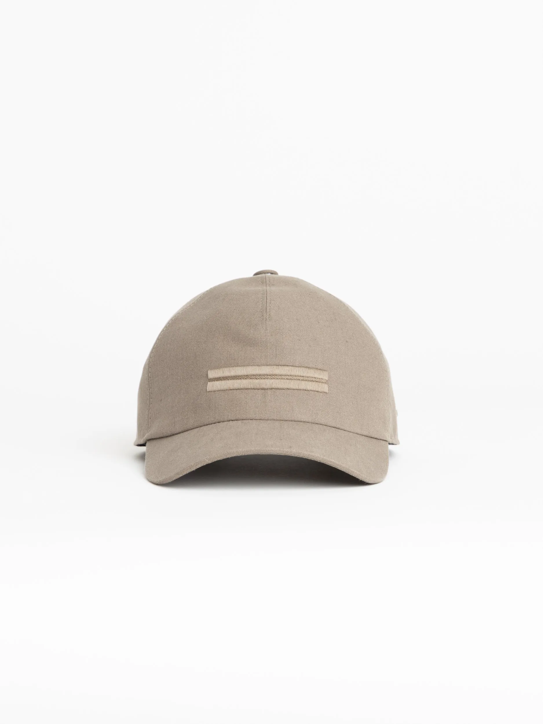 ZEGNA Brown Oasi Lino Baseball Cap