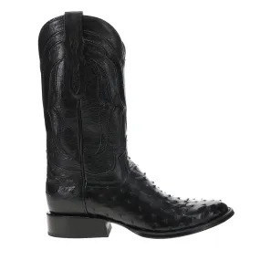 Zony 12 inch Full Quill Ostrich Medium Round Toe Cowboy Boots